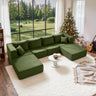 140" Modular Sectional Sofa Bed