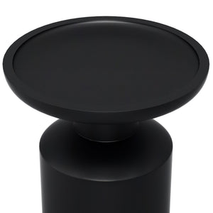 Handcrafted Wooden Accent Table with Sculptural Design - Multiple Colors