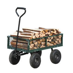 Wagon Cart Garden Cart Trucks in Green