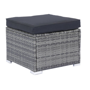 8 Piece Patio Sectional Wicker Rattan Outdoor Sofa Set with Storage Box