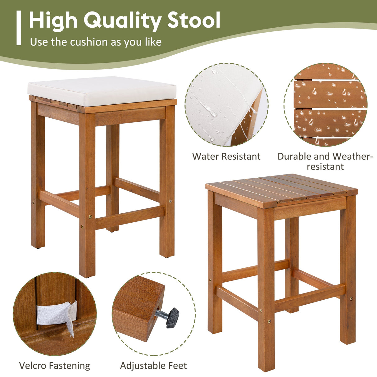 5 Piece Outdoor Bar Set