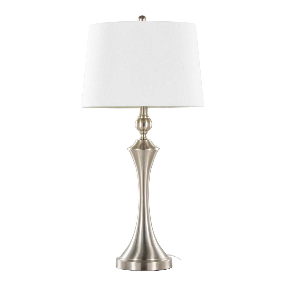 Flint 30" Contemporary Metal Table Lamp with USB Port