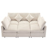 Sectional Sofa Modular U-Shaped With Ottoman & USB Ports
