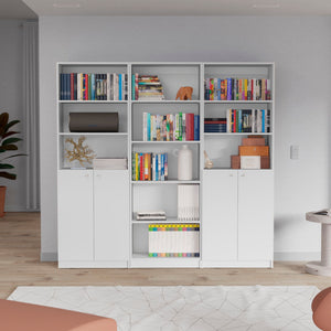 Levan - 3 Piece Living Room Set With 3 Bookcases