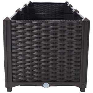Deep Raised Garden Bed Plastic Planter Boxes