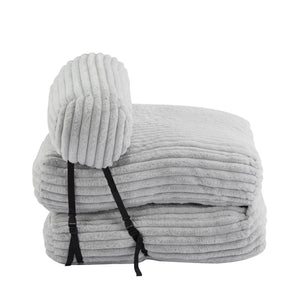 Latina - Indoor Foldbable Bean Bag Lounge Chair - Light Gray