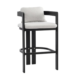 Pula Outdoor Patio Aluminum Counter Stool Set of 2