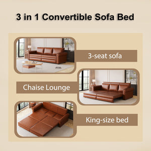 Chesterfield Sofa & Pull Out Bed