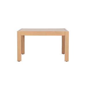 47.24" Outdoor Patio Acacia Solid Wood Coffee Table (Light Teak)