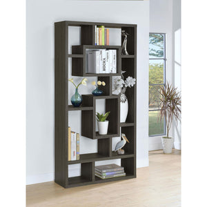 10 Shelf Open Back Bookcase