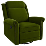 360 Degrees Swivel Recliner Manual Rocking With Adjustable Backrest