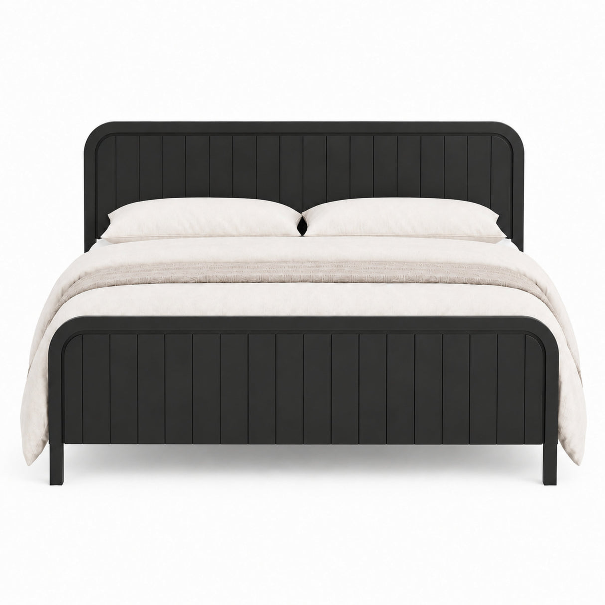 King Bed Frame with Headboard
