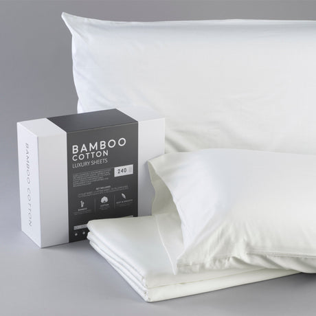 Bamboo cotton sheets soft and smooth with viscose from bamboo