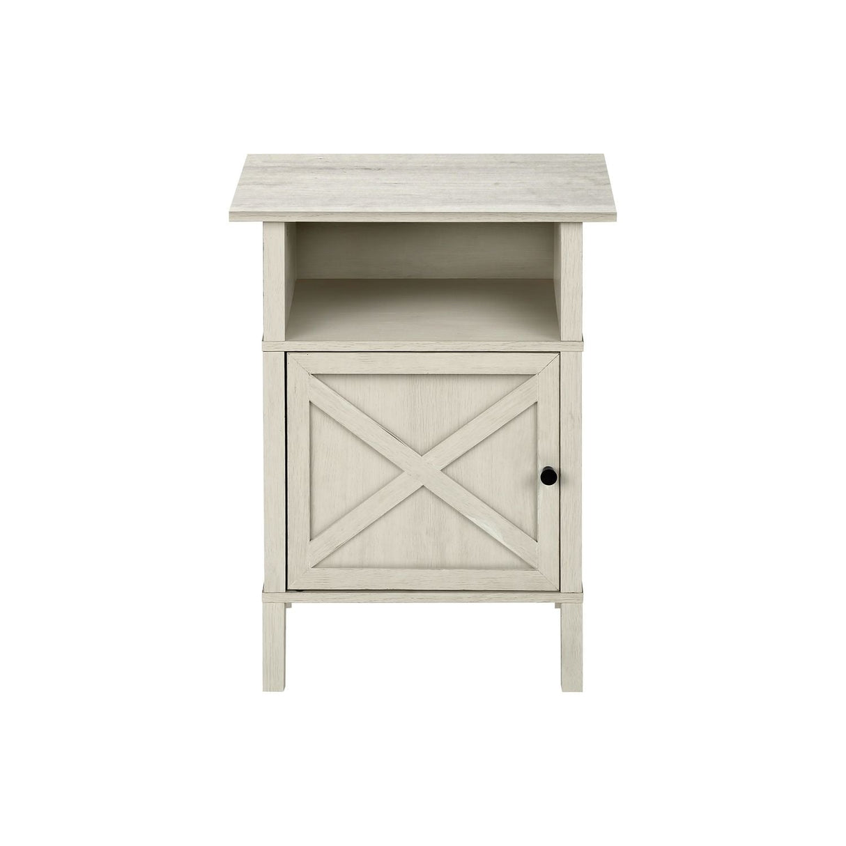 Transitional Accent Table With Storage