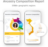23andMe Ancestry Service - DNA Test Kit with Personalized Genetic Reports Including Ancestry Composition with 3500+ Geographic Regions, Family Tree, DNA Relative Finder and Trait Reports