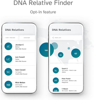 23andMe Ancestry Service - DNA Test Kit with Personalized Genetic Reports Including Ancestry Composition with 3500+ Geographic Regions, Family Tree, DNA Relative Finder and Trait Reports