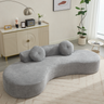 105.5'' Curved Sofa - Modern Minimalist Design