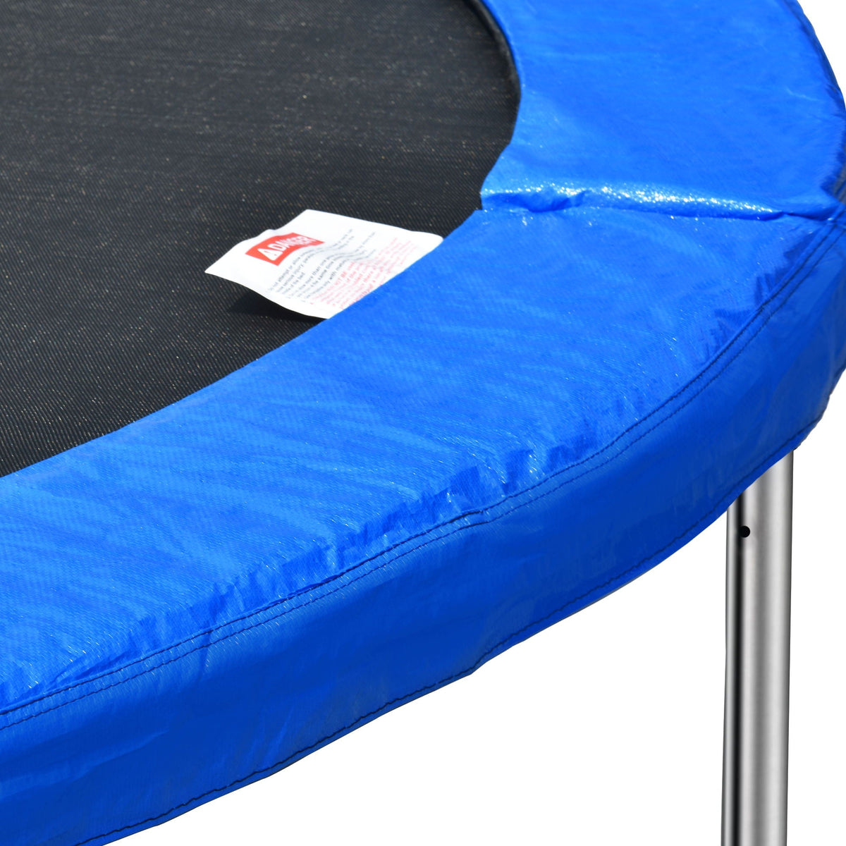 14Ft Trampoline with Safety Enclosure and Basketball Hoop - Blue