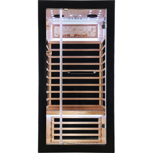 Single-person starlight ceiling lighting sauna