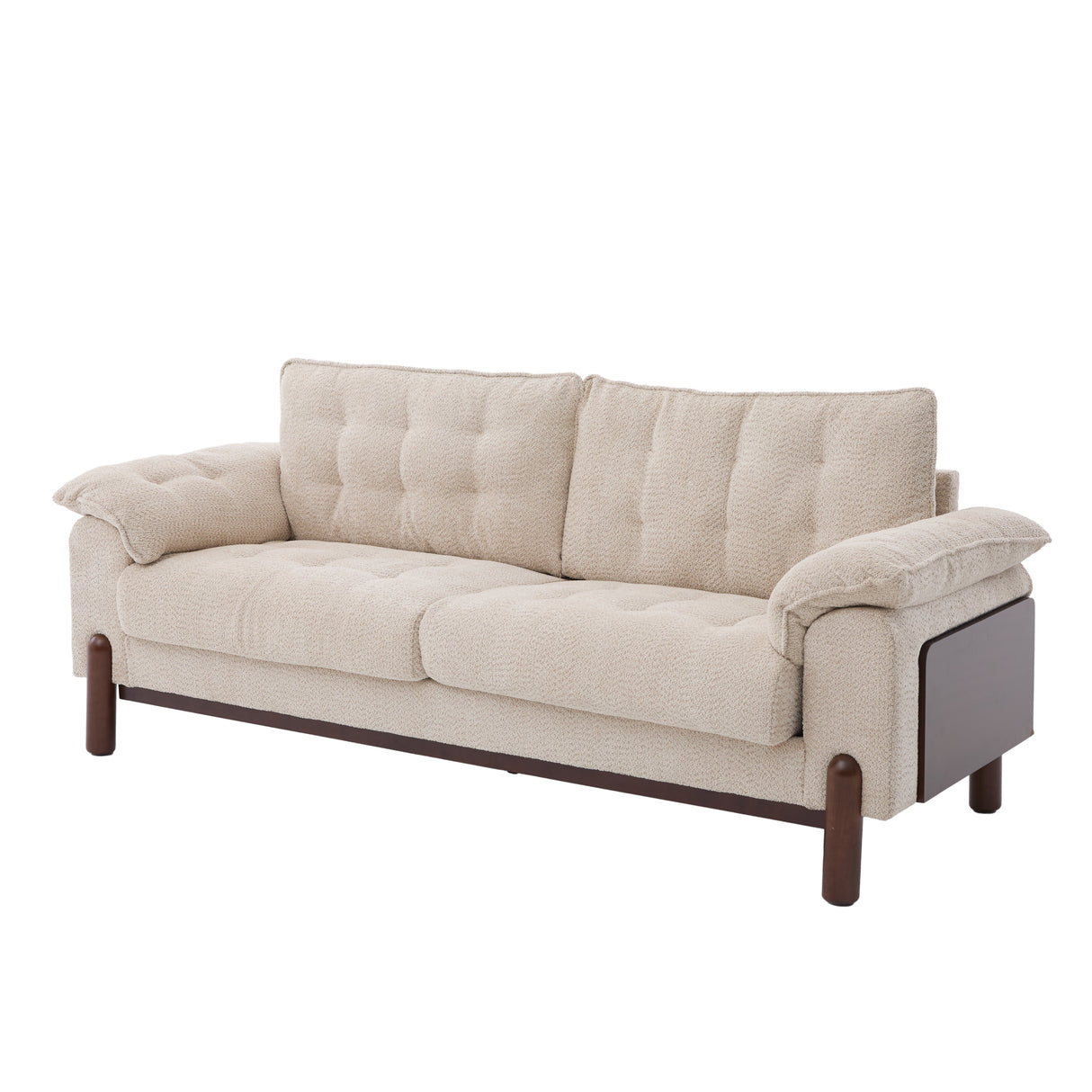 83.5 in. 3 Seater Modern Boucle Upholstered Sofa