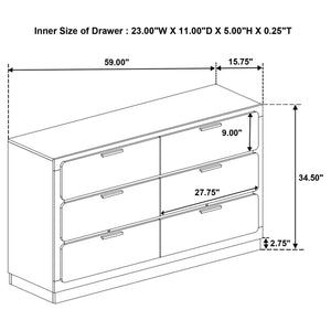 Sophia - 4 Piece Bedroom Set