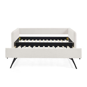 Upholstered Daybed With Pop Up Trundle