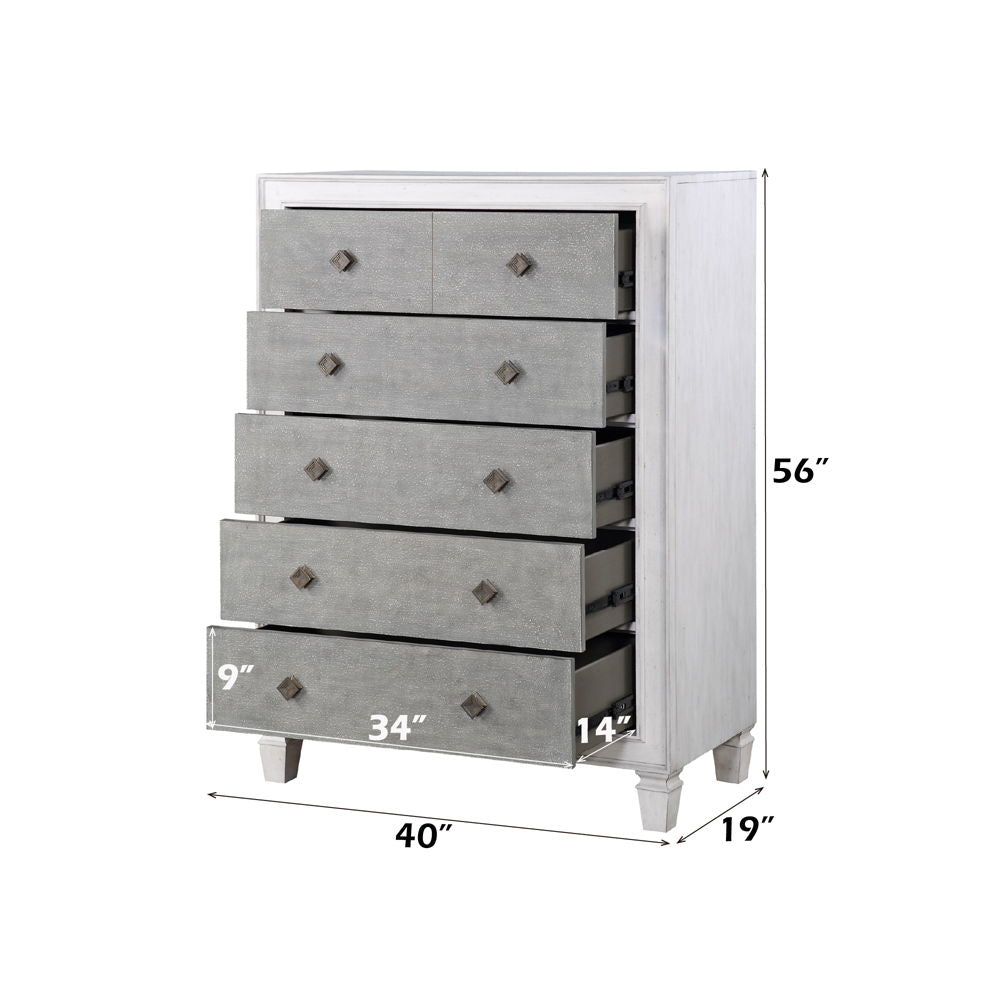 Katia - Chest - Rustic Gray & Weathered White