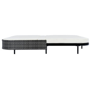 TREXM Outdoor Daybed with Adjustable Backrest