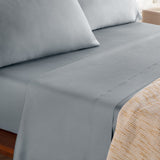 Linenspa 600TC Cotton Blend Pillowcase Set Queen Stone