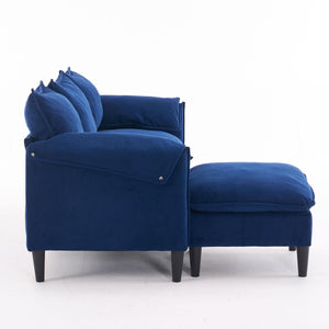 Convertible Combination Sofa With Footstools With Storage