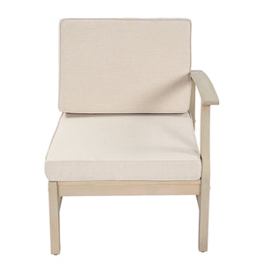Perla 5-Pcs Sofa Set - Acacia Wood Patio Seating