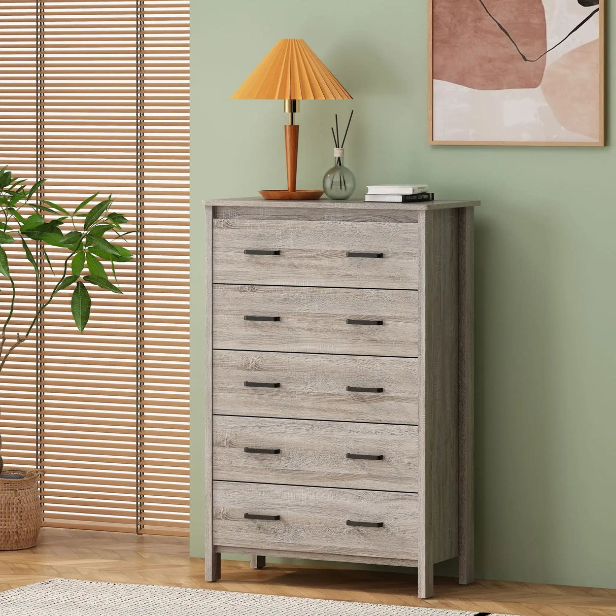 Titeca - Contemporary 5 Drawer Dresser