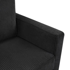 Sleeper Sofa With Foldable Mattress, USB Ports, Side Table & Storage Pocket