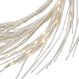 24" PAPER WREATH WITH LED LIGHTS - Tuesday Morning - Decorative Objects