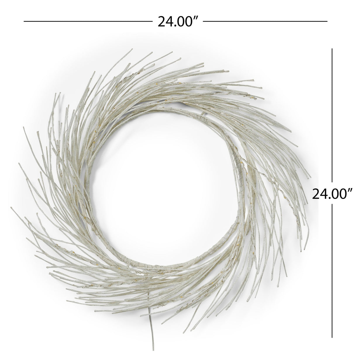 24" PAPER WREATH WITH LED LIGHTS - Tuesday Morning - Decorative Objects