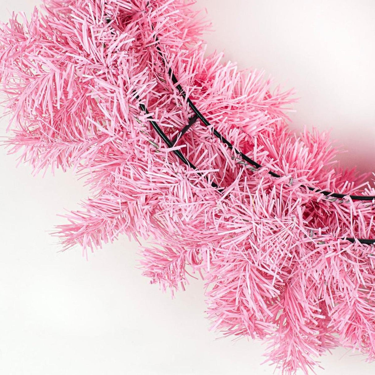24" Pine Wreath Frame: Pink
