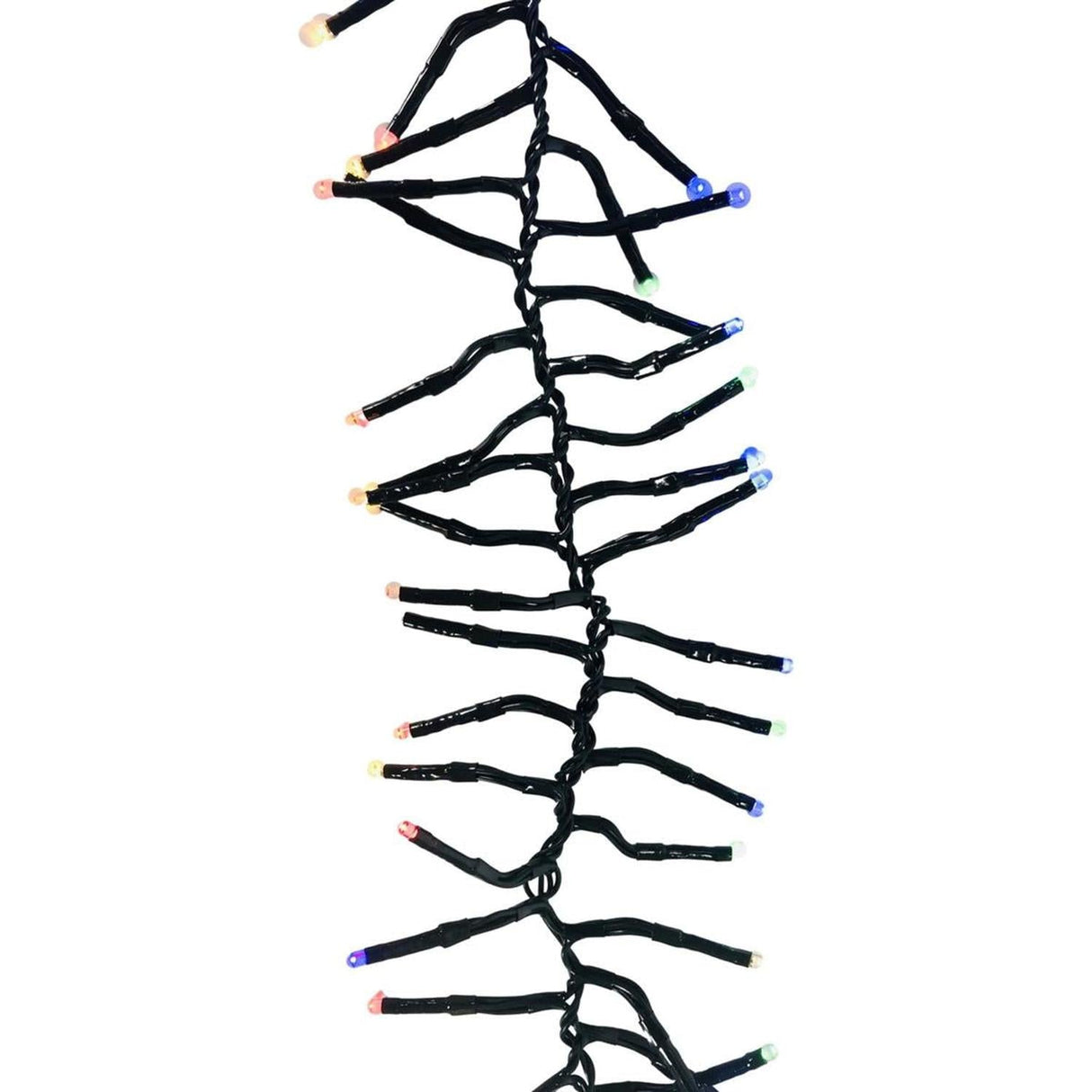 24' Twinkle Lights Green Wire: Mulit Color Lights