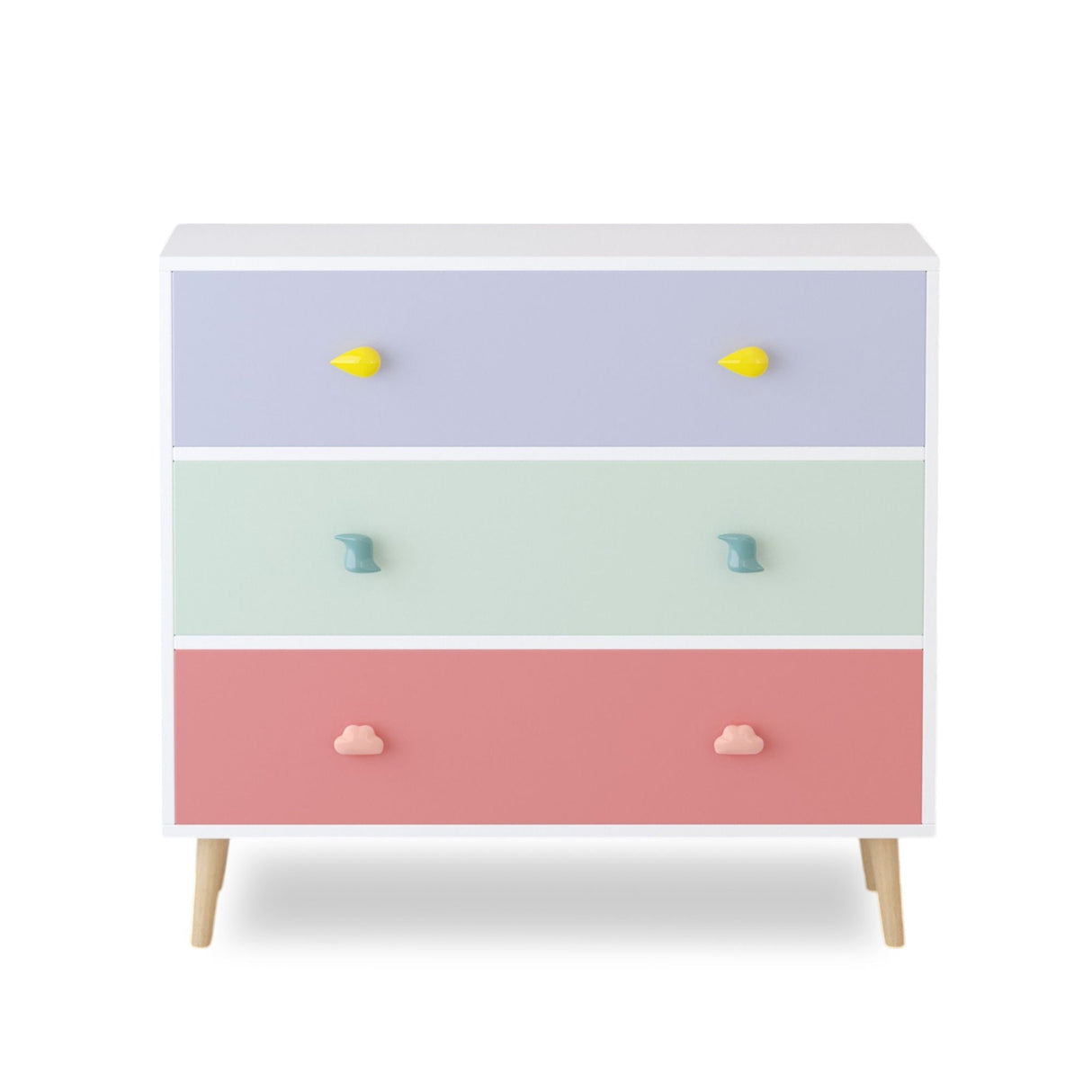 3 Drawer Dresser Storage Cabinet