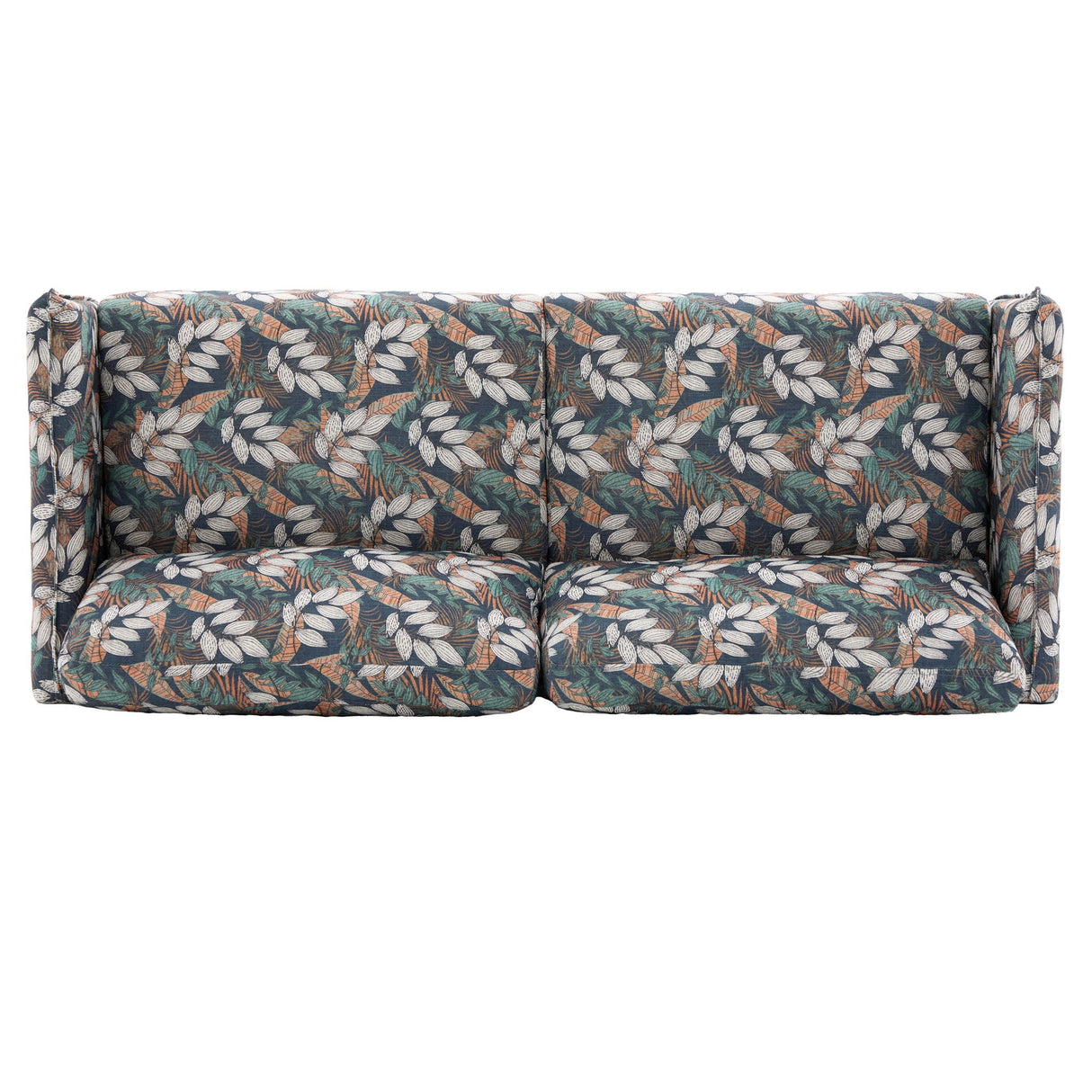 2 Seater Loveseat Sofa With Spacious Seating Area
