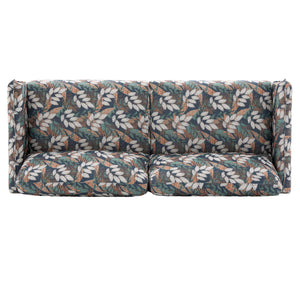 2 Seater Loveseat Sofa With Spacious Seating Area