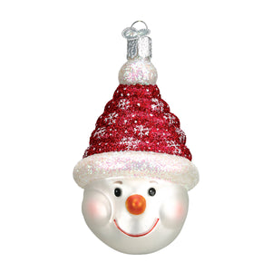 Candy Coil Snowman Figurine