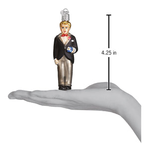 Groom Blonde Ornament