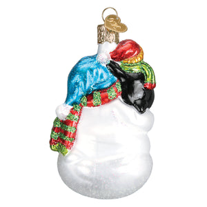 Snowman With Penguin Pal Figurine
