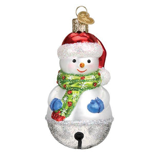 Jingle Bell Snowman Christmas Ornament