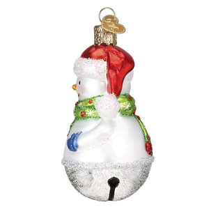 Jingle Bell Snowman Christmas Ornament