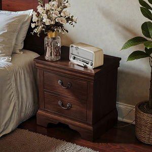 Nightstand With 2 Drawers