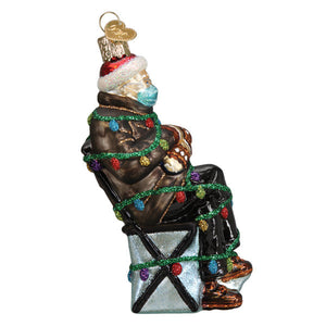 Bernie Sanders Mitten Meme Christmas Ornament