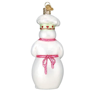 Snow Woman Chef Ornament
