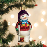 Snowman With Crutches Ornament by Old World Christmas