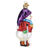 Snowman With Crutches Ornament by Old World Christmas